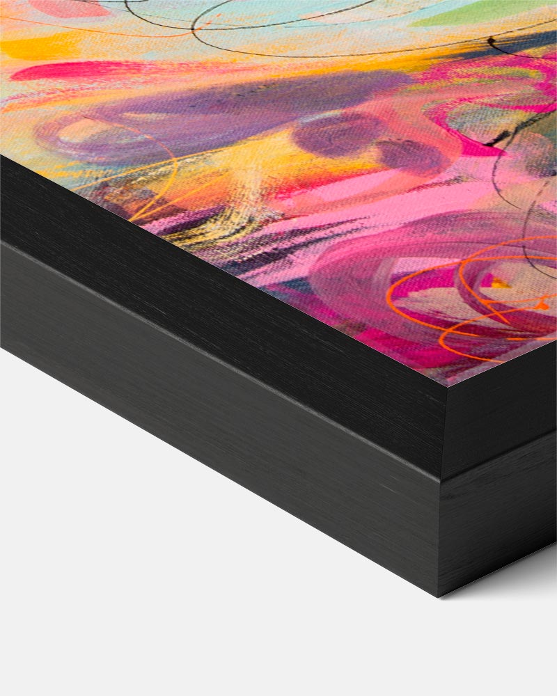 Abstracte Kleurenexplosie Poster-WallArtistic