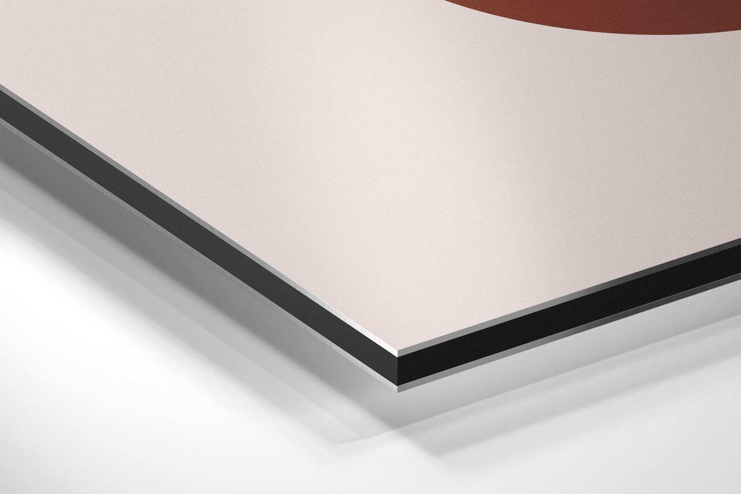Abstracte Bruine Geometrie Kunstwerk-canvas-dibond-plexiglas-wanddecoratie-WallArtistic