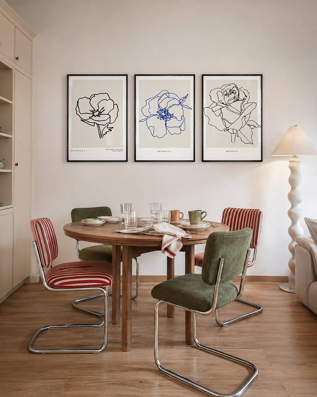 Lijnbloem Posterset