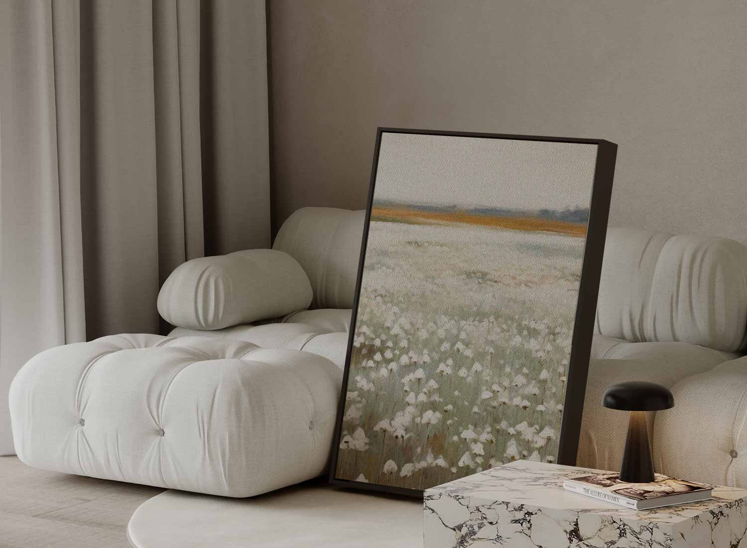 Eindeloze Bloemenweide Kunstwerk-canvas-dibond-plexiglas-wanddecoratie-WallArtistic