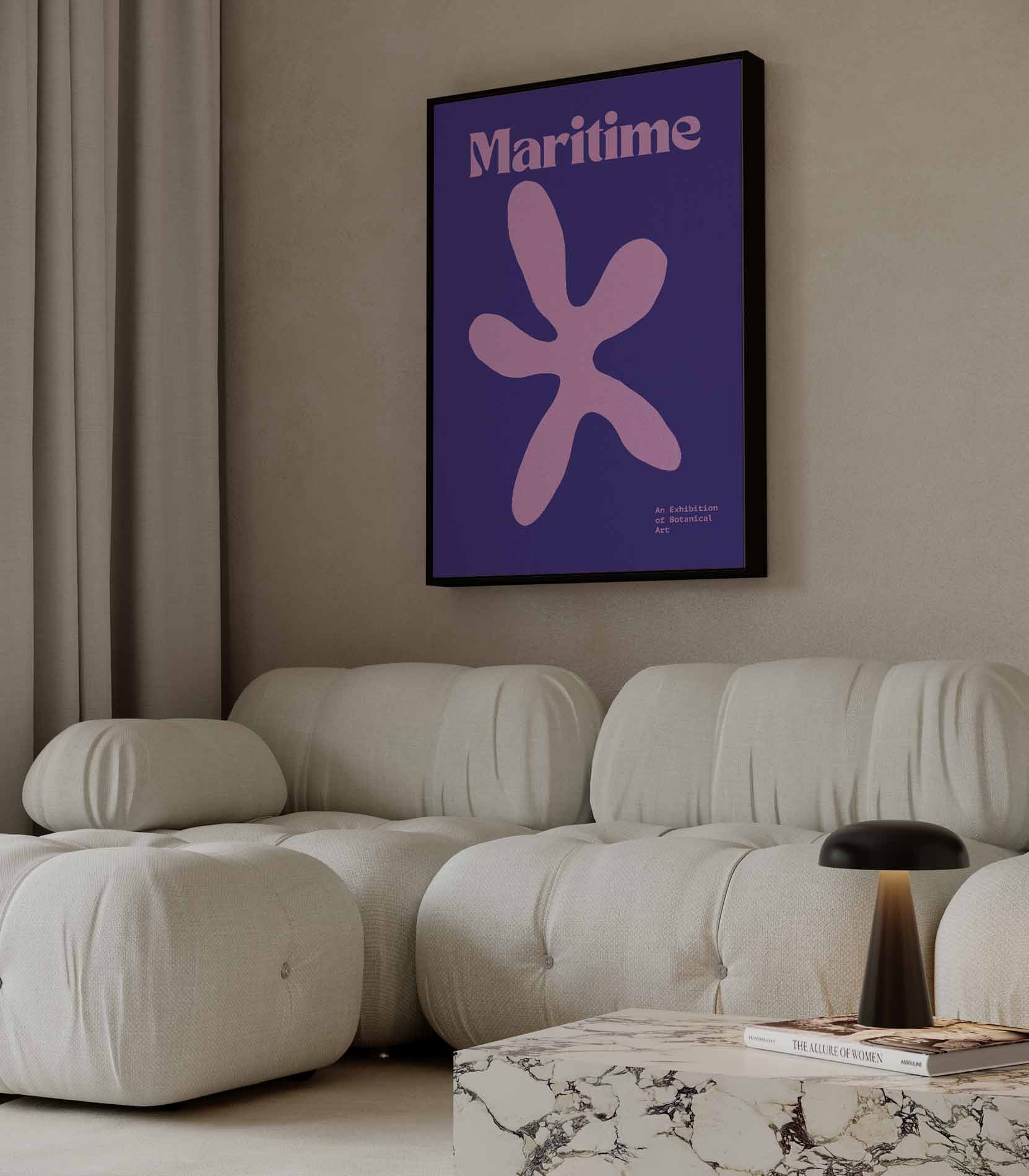 Botanische Maritieme Kunst Kunstwerk-canvas-dibond-plexiglas-wanddecoratie-WallArtistic