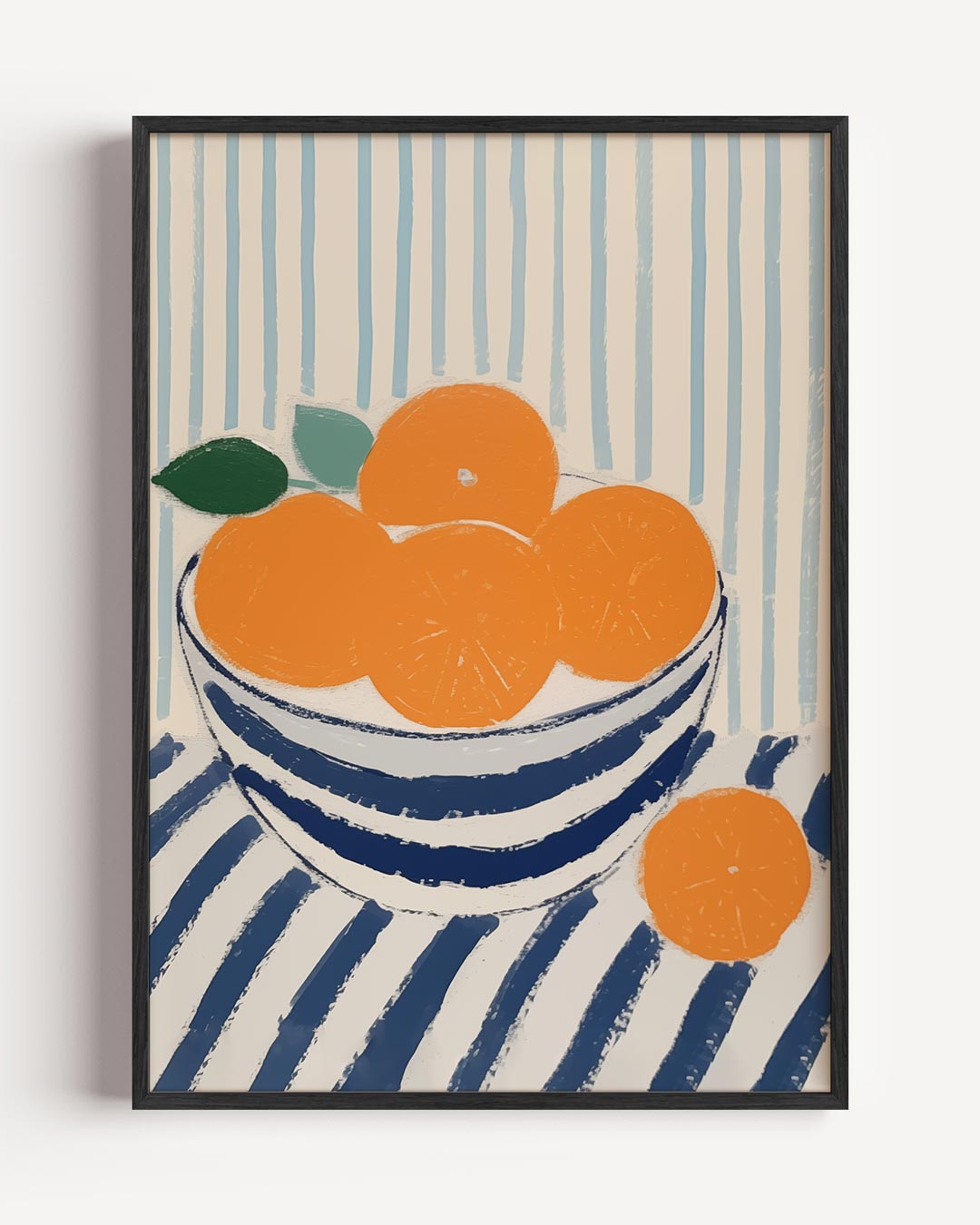 Zomerfrisse Sinaasappel Poster-WallArtistic