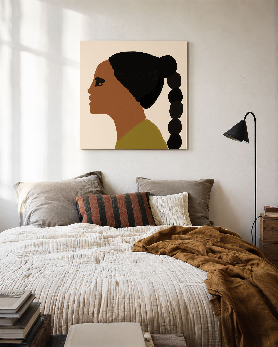 Portret zijaanzicht Kunstwerk
