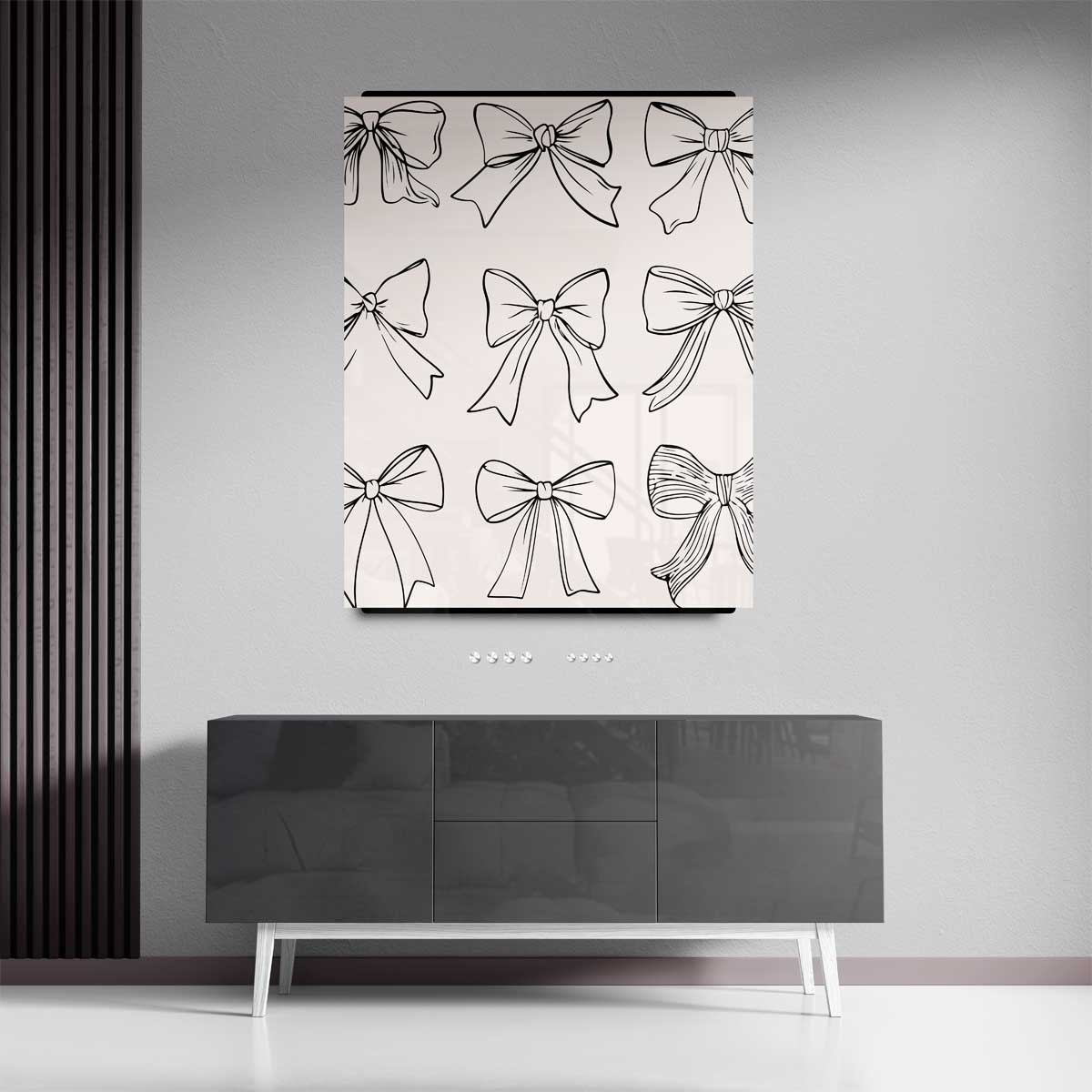 Vintage Strik Patronen Kunstwerk-canvas-dibond-plexiglas-wanddecoratie-WallArtistic