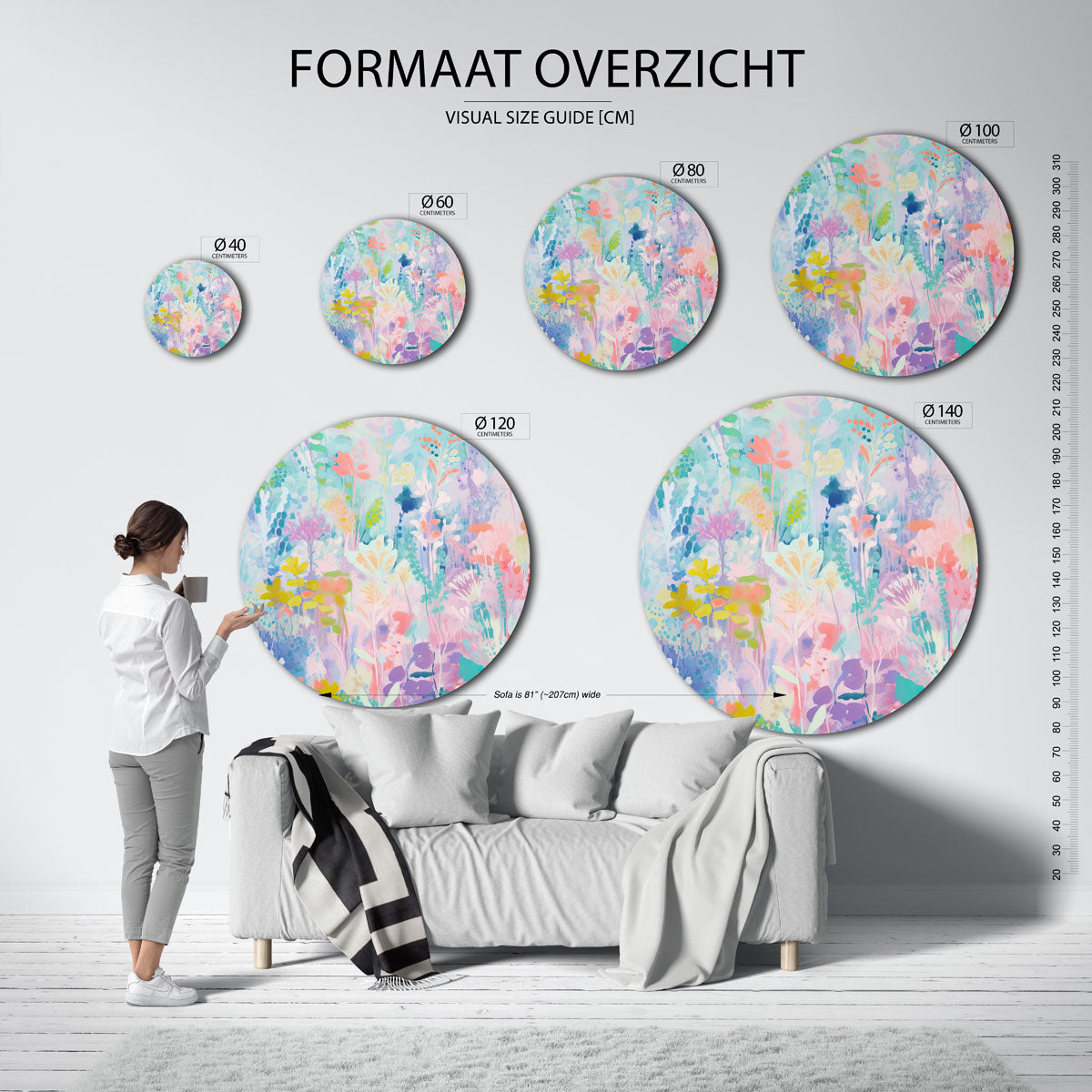Bloemenpracht Muurcirkel