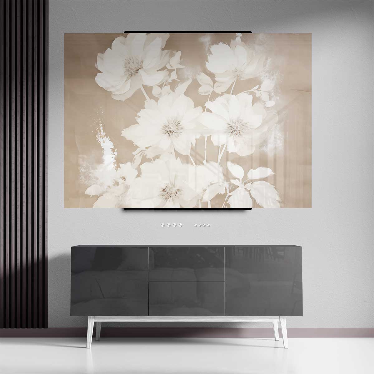 Bloemenpracht in Zachte Tinten Kunstwerk-canvas-dibond-plexiglas-wanddecoratie-WallArtistic
