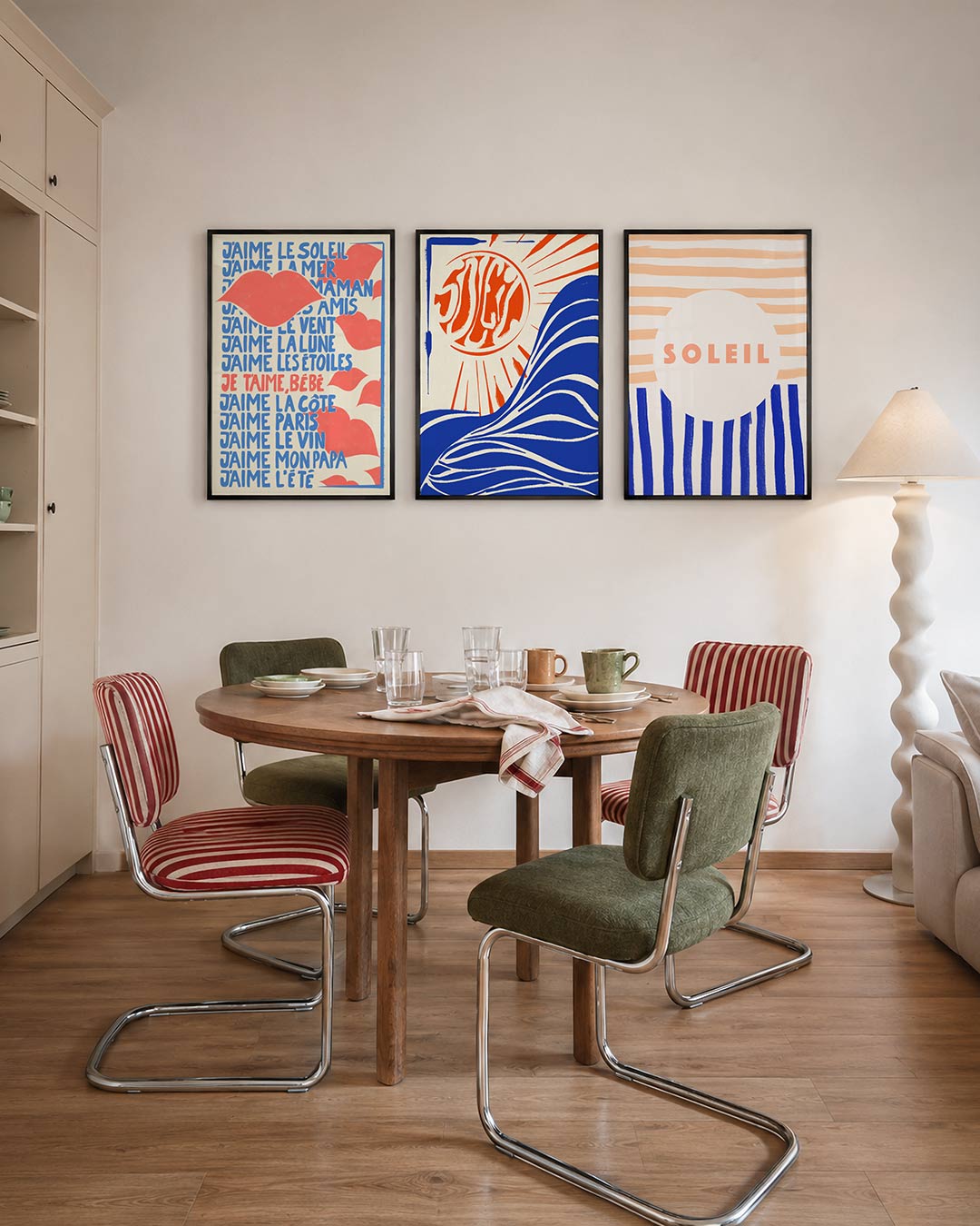 Kleurige woorden Posterset