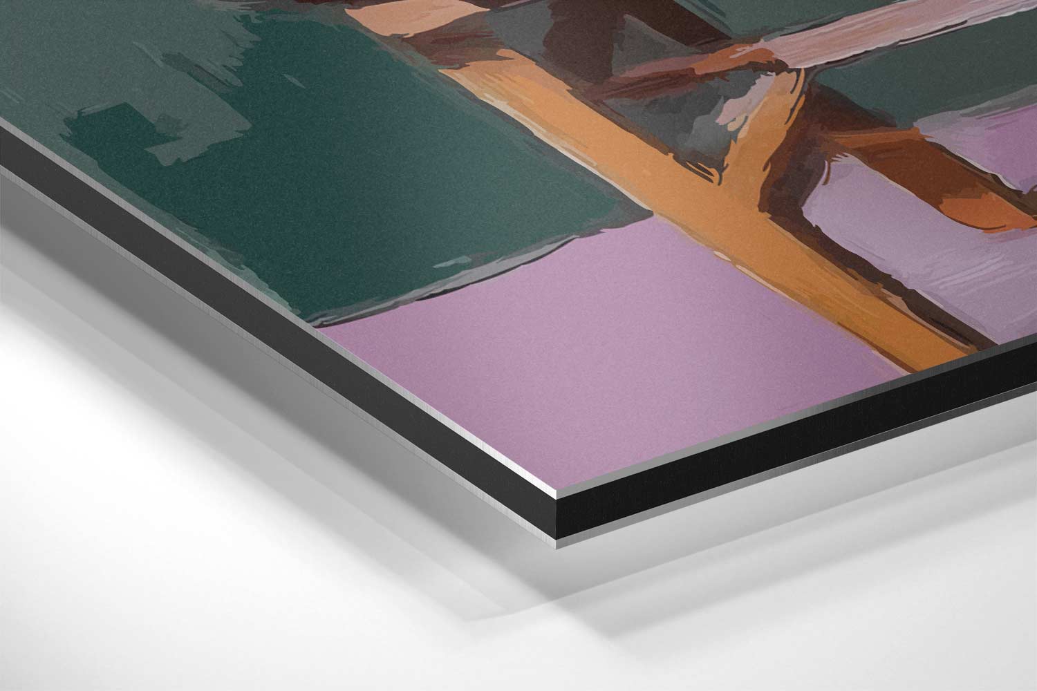 Bloemrijke Stoel Kunstwerk-canvas-dibond-plexiglas-wanddecoratie-WallArtistic