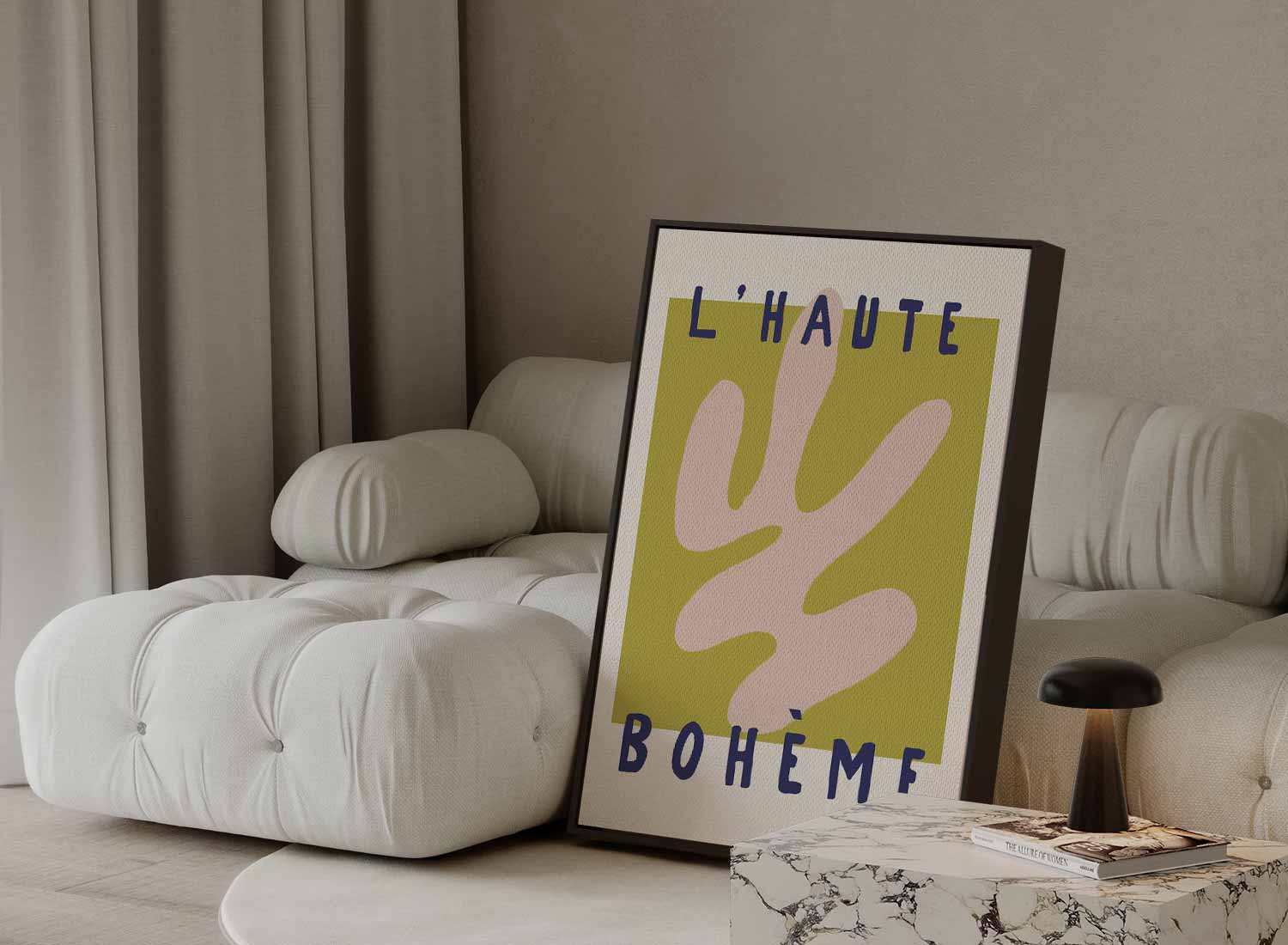 Moderne Boheemse Kunstprint Kunstwerk-canvas-dibond-plexiglas-wanddecoratie-WallArtistic