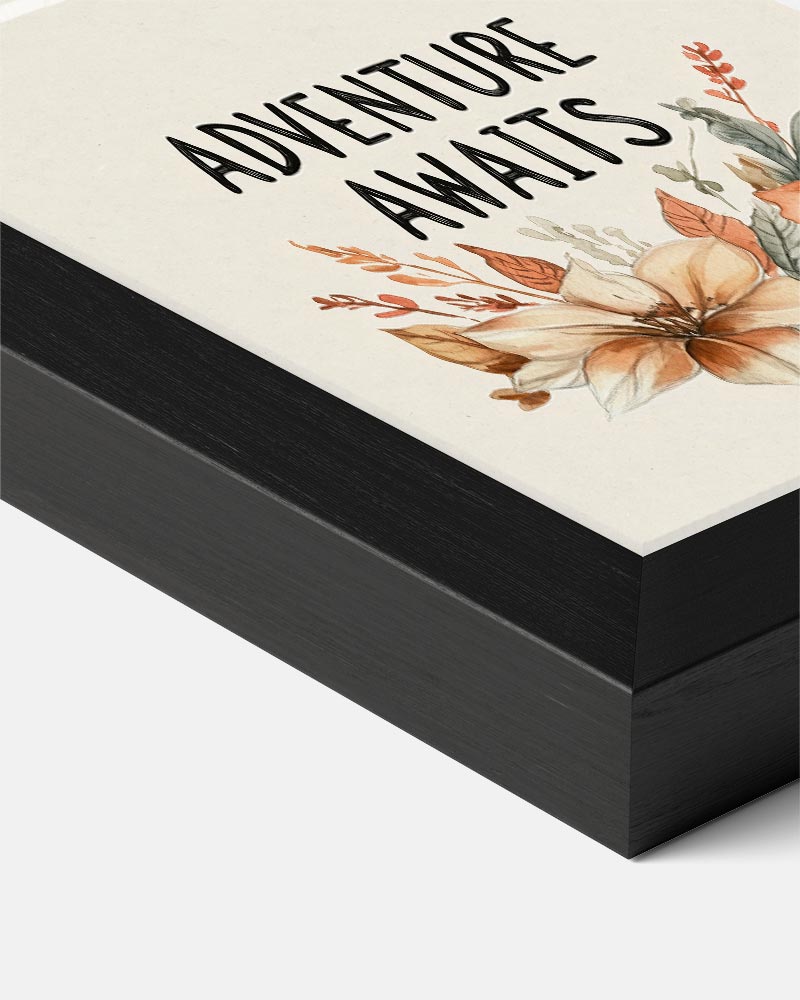 Avontuur Wacht Bloemenposter