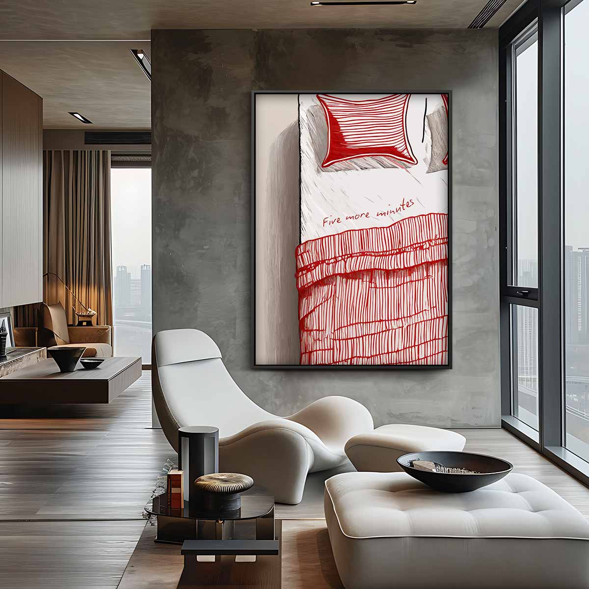 Vijf Minuten Meer Kunstwerk-canvas-dibond-plexiglas-wanddecoratie-WallArtistic