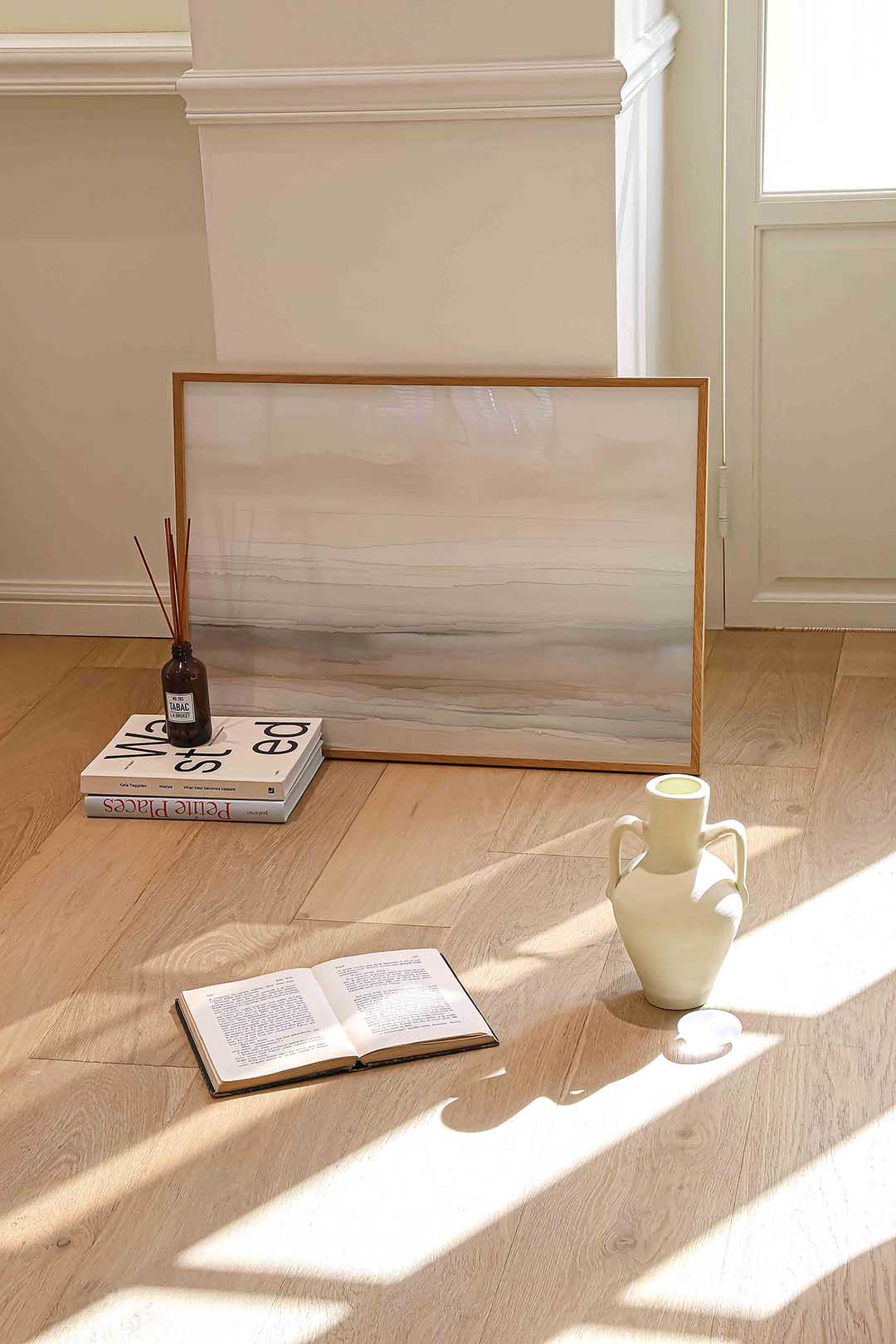 Landschap in zachte tinten Poster