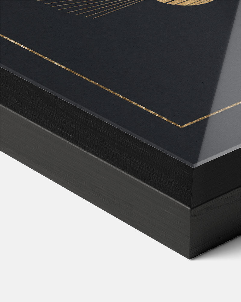 Elegante Abstracte Zon Poster-WallArtistic