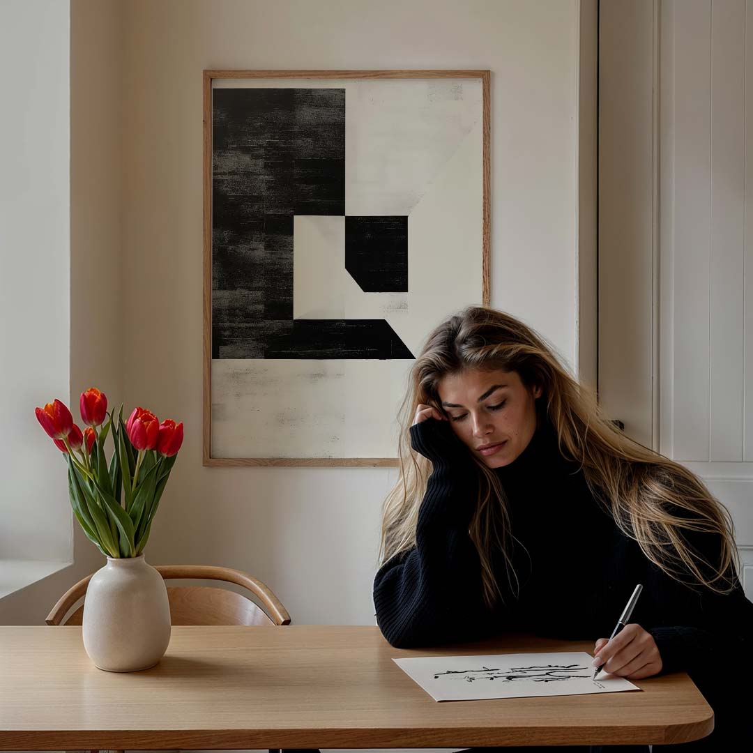 Moderne Geometrische Kunstposter-WallArtistic