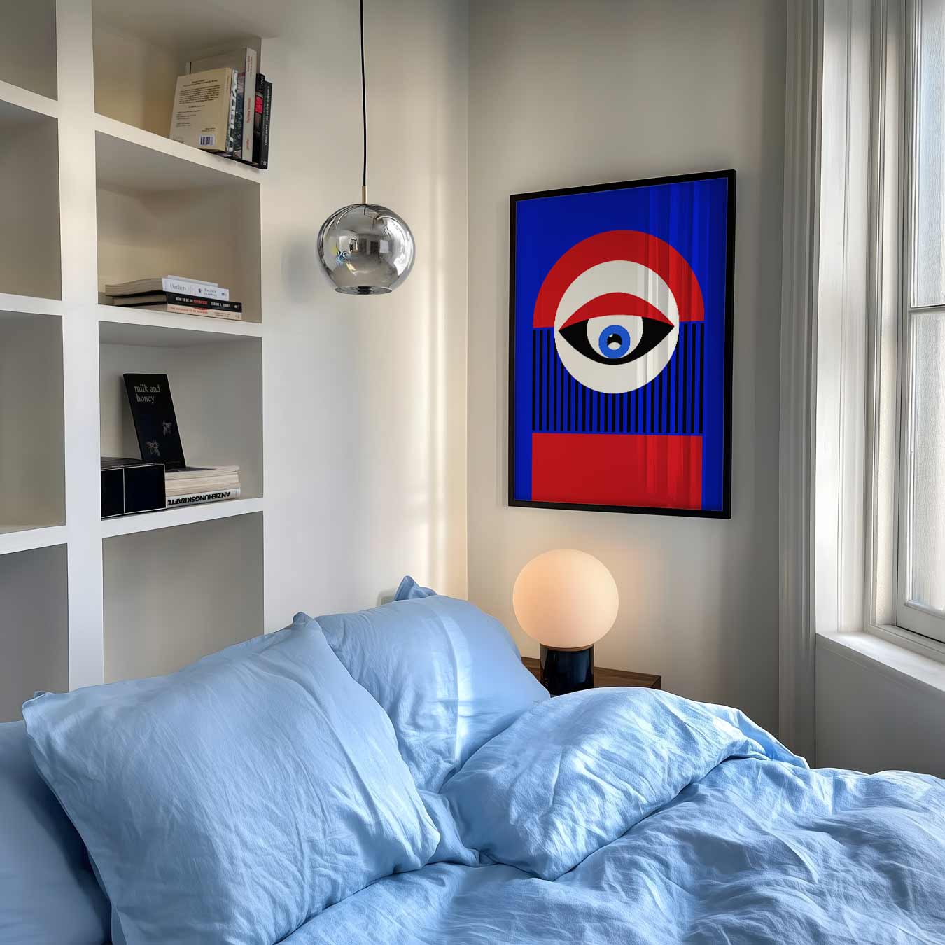 Abstracte Oogkunst Poster