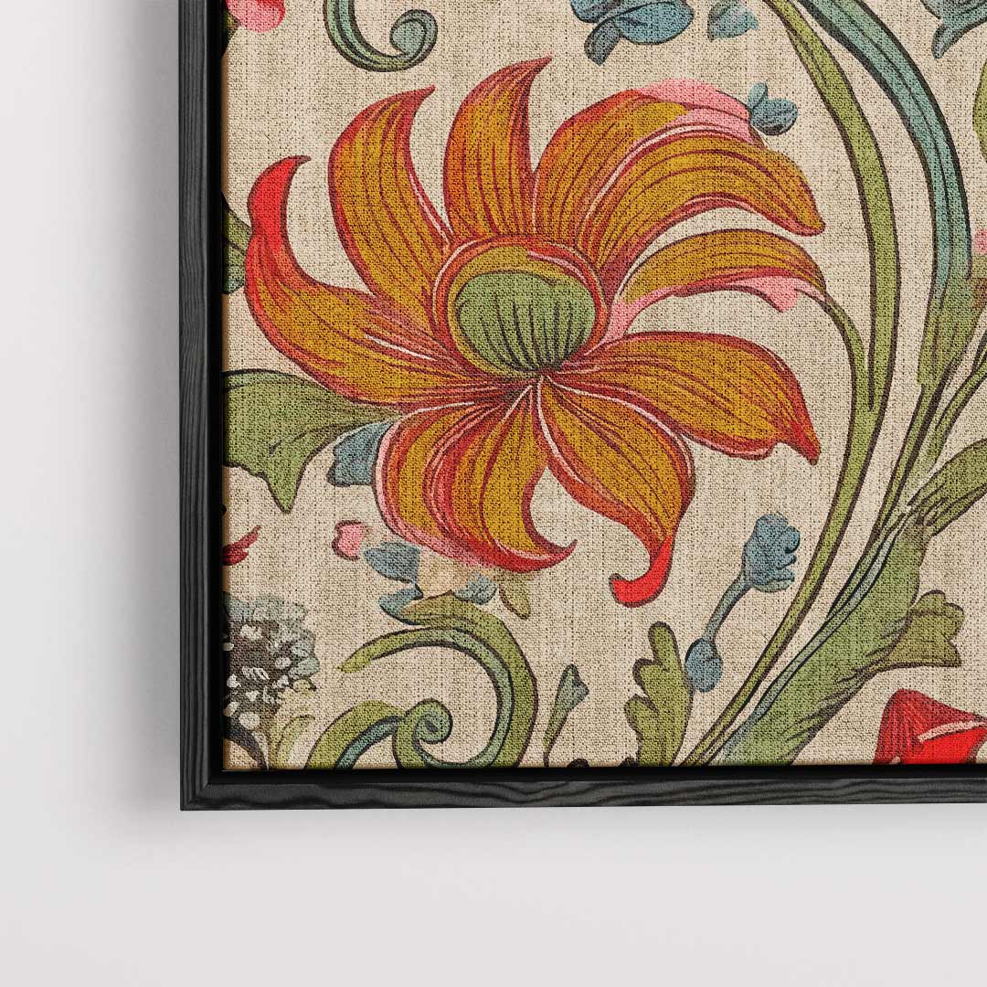Bloemenpracht in Kleurrijke Bloeisels Kunstwerk-canvas-dibond-plexiglas-wanddecoratie-WallArtistic