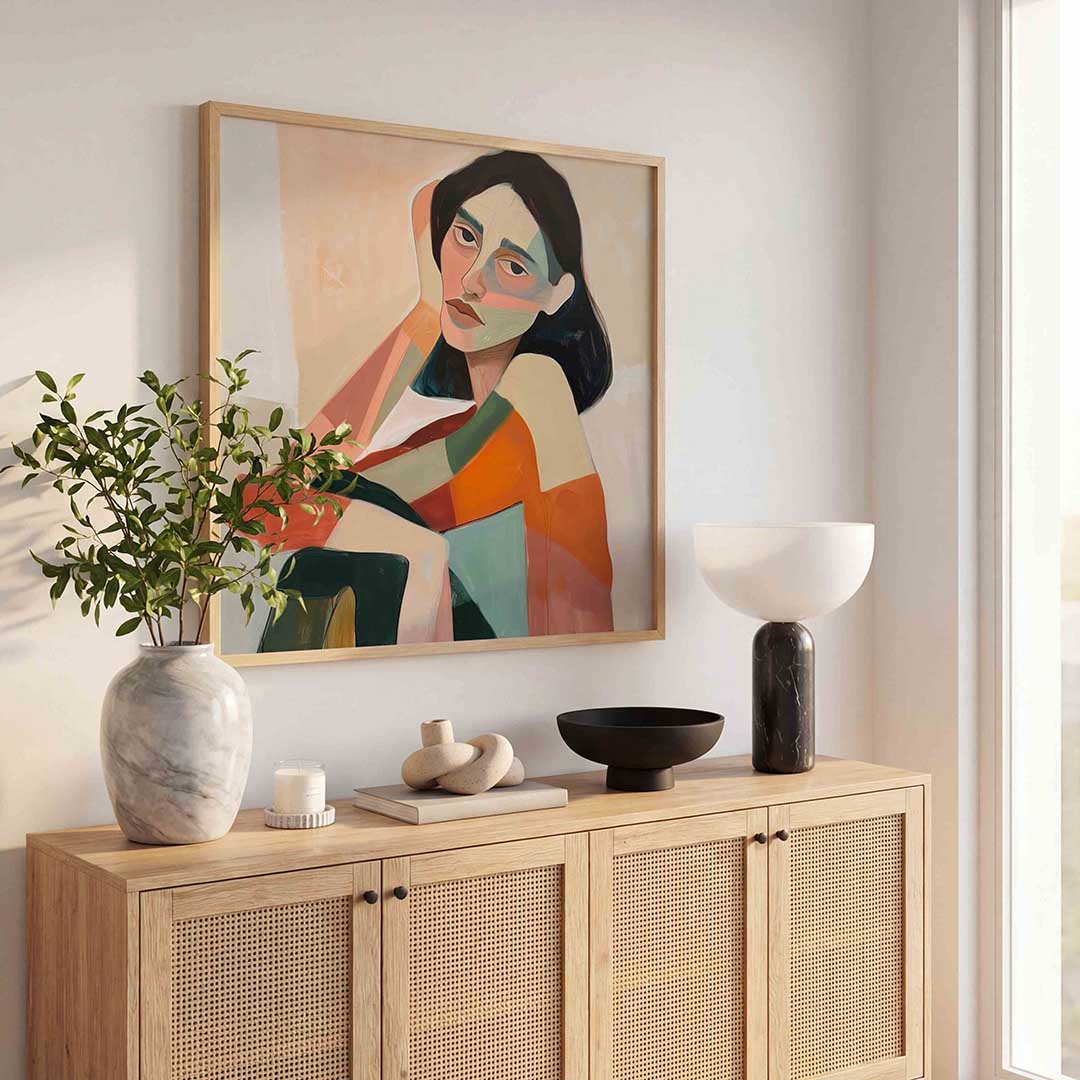 Vrouwelijk portret Poster