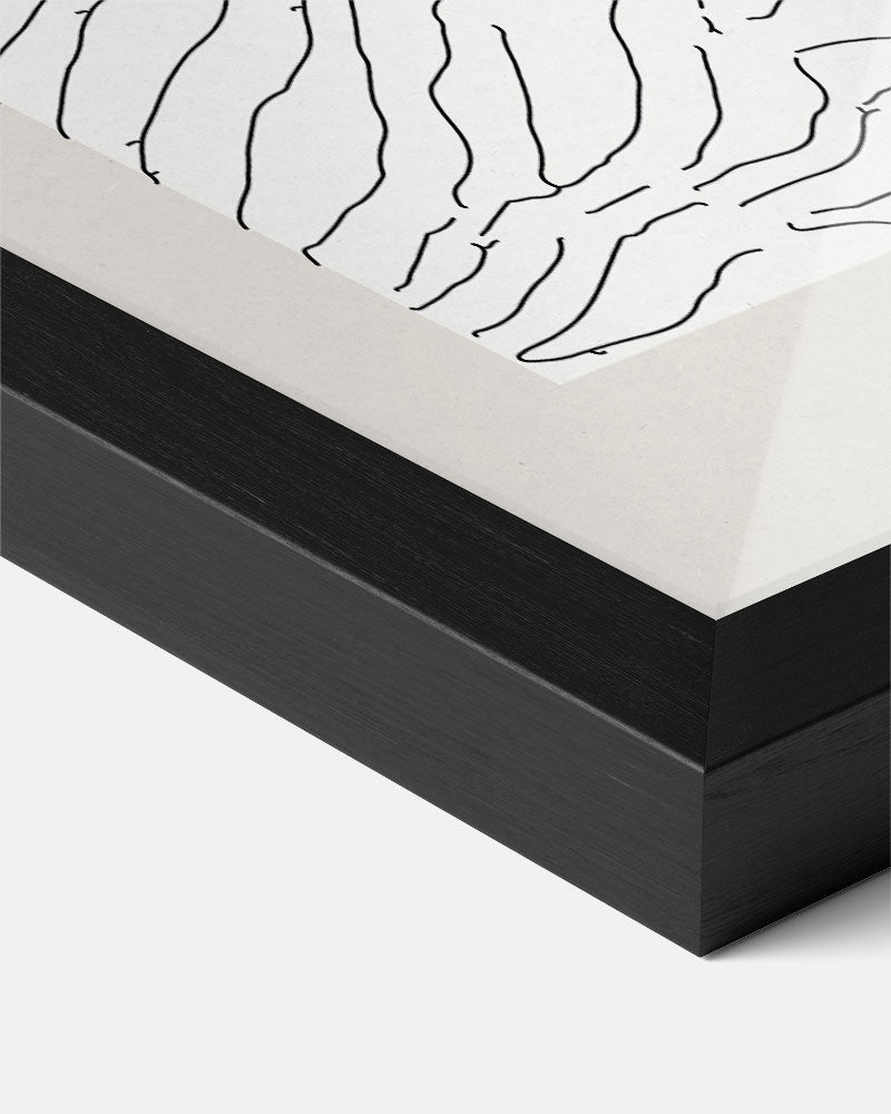 Minimalistische Golven Poster-WallArtistic