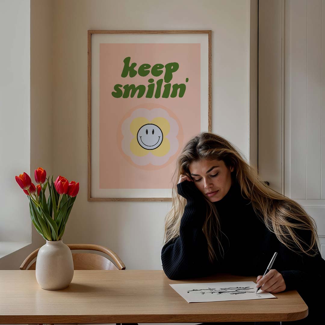 Keep Smilin' Poster-WallArtistic