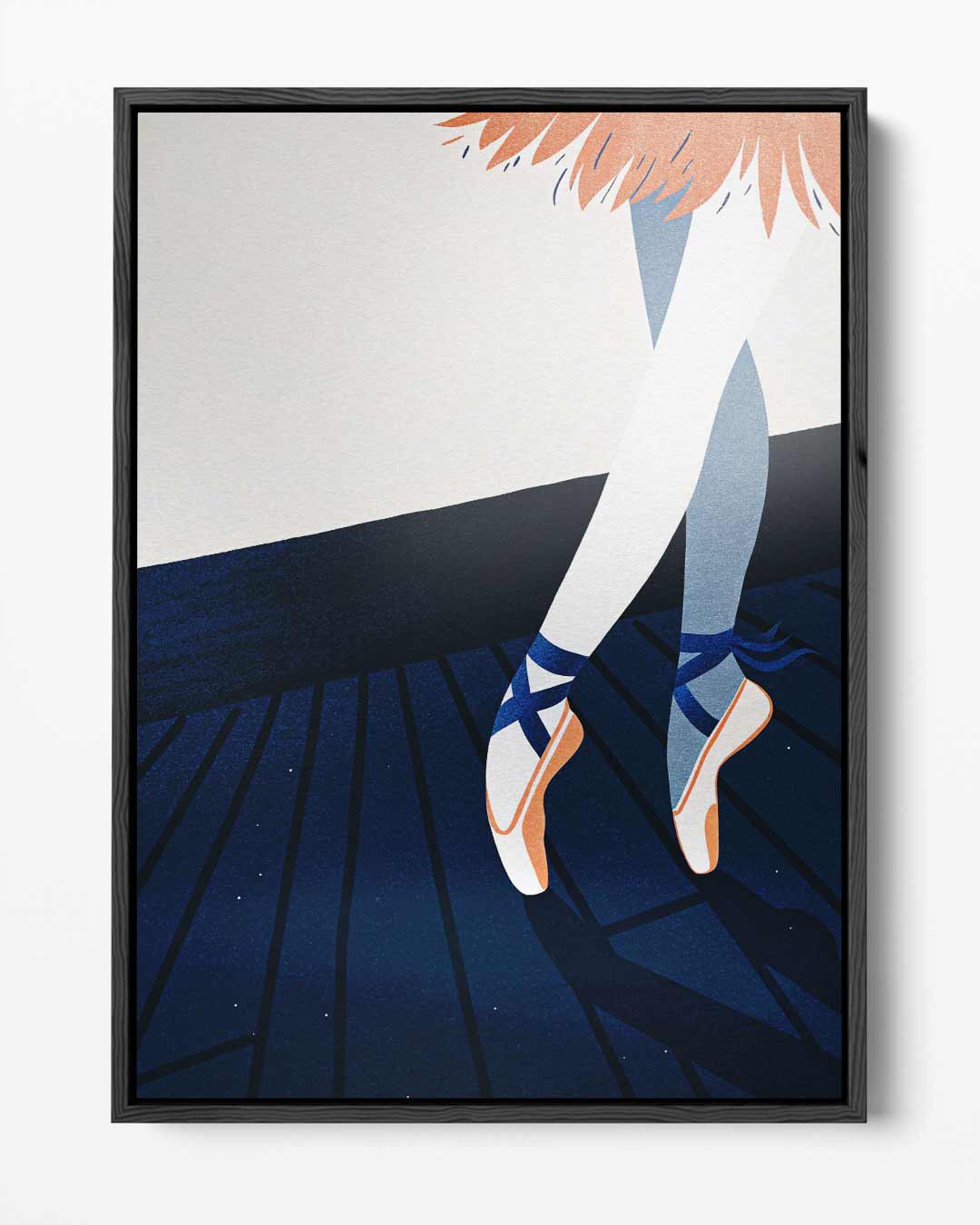 Dansende Schoonheid Kunstwerk-canvas-dibond-plexiglas-wanddecoratie-WallArtistic