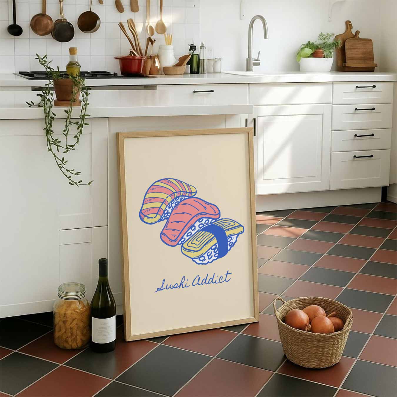 Sushi Addict Wanddecoratie Poster-WallArtistic
