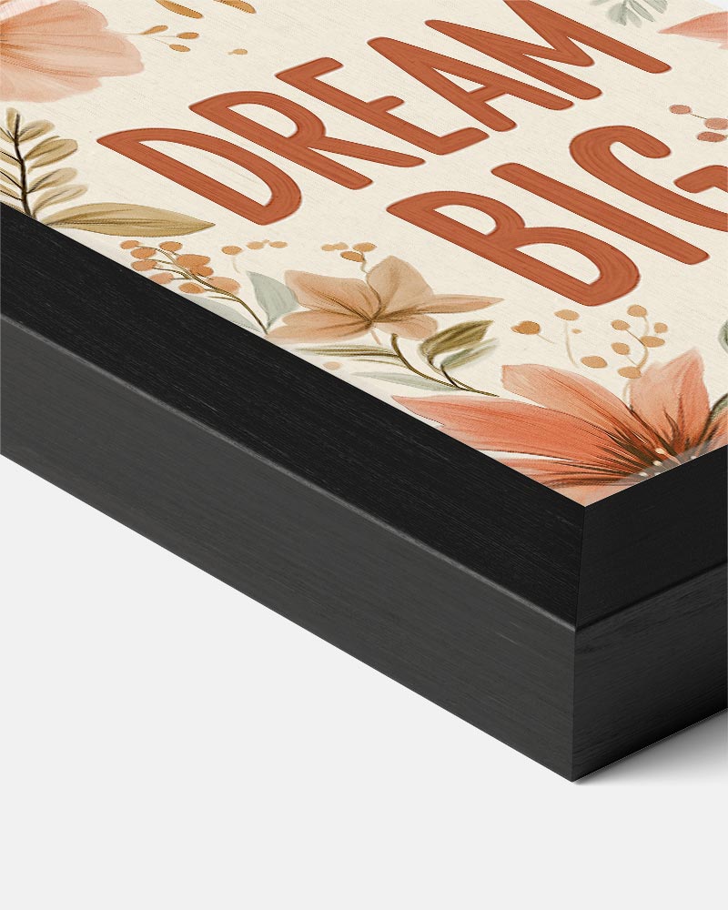 Dream Big Bloemenposter-WallArtistic