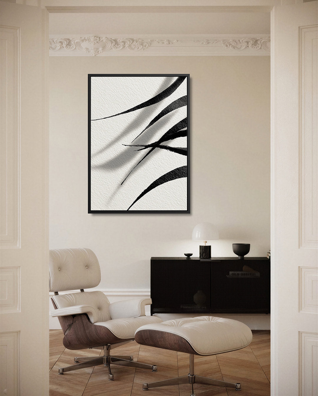 Dynamische lijnen Kunstwerk