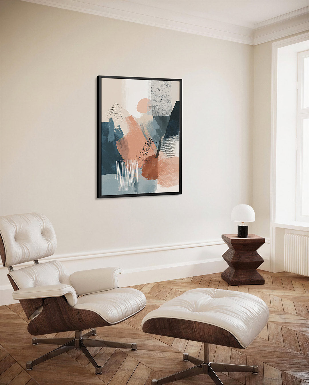 Dynamische kleurvlakken Kunstwerk