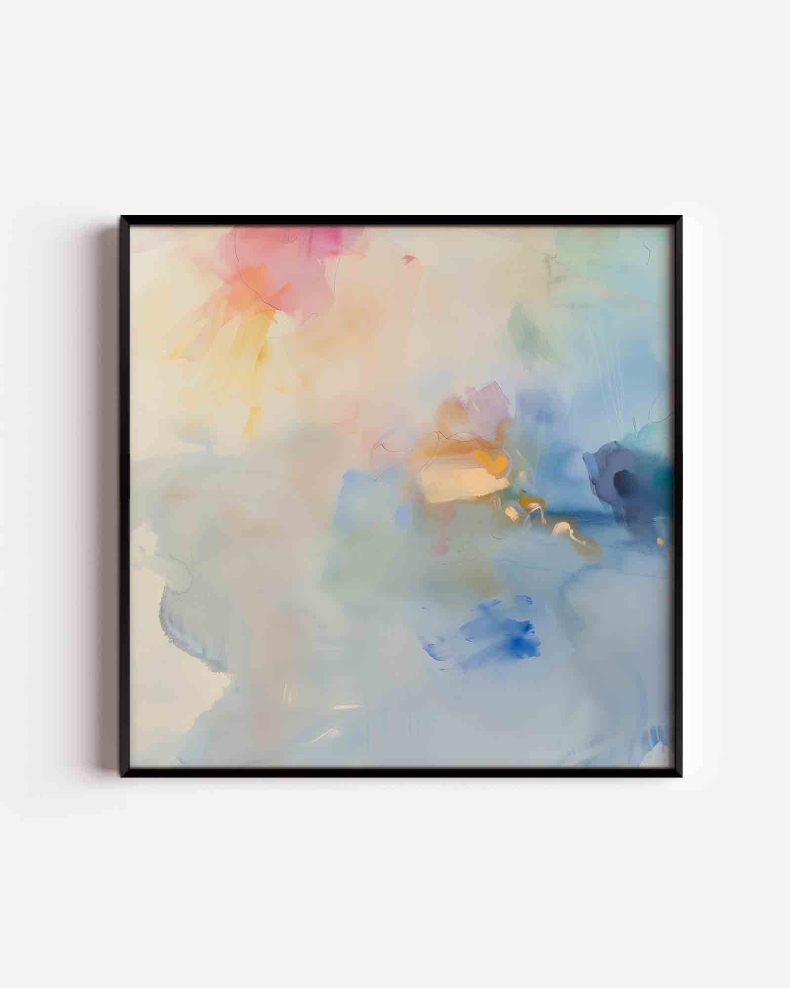 Abstracte kleurencompositie Poster