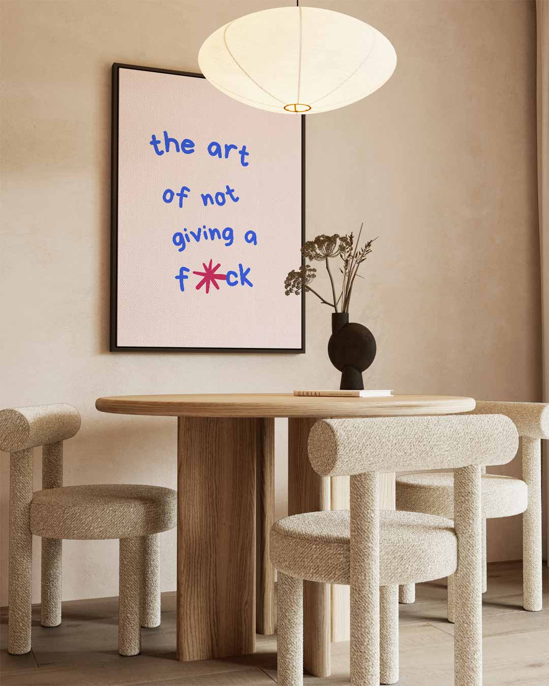 Het Kunstwerk van Niet Druk Maken Kunstwerk-canvas-dibond-plexiglas-wanddecoratie-WallArtistic
