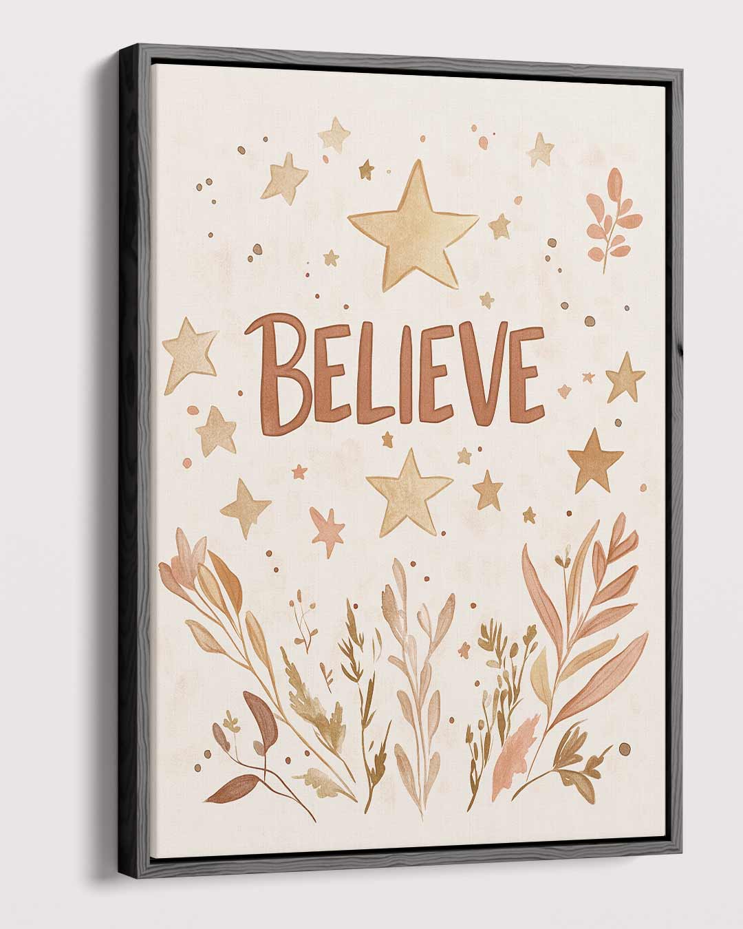 Inspirerende Sterren en Planten Poster Kunstwerk-canvas-dibond-plexiglas-wanddecoratie-WallArtistic