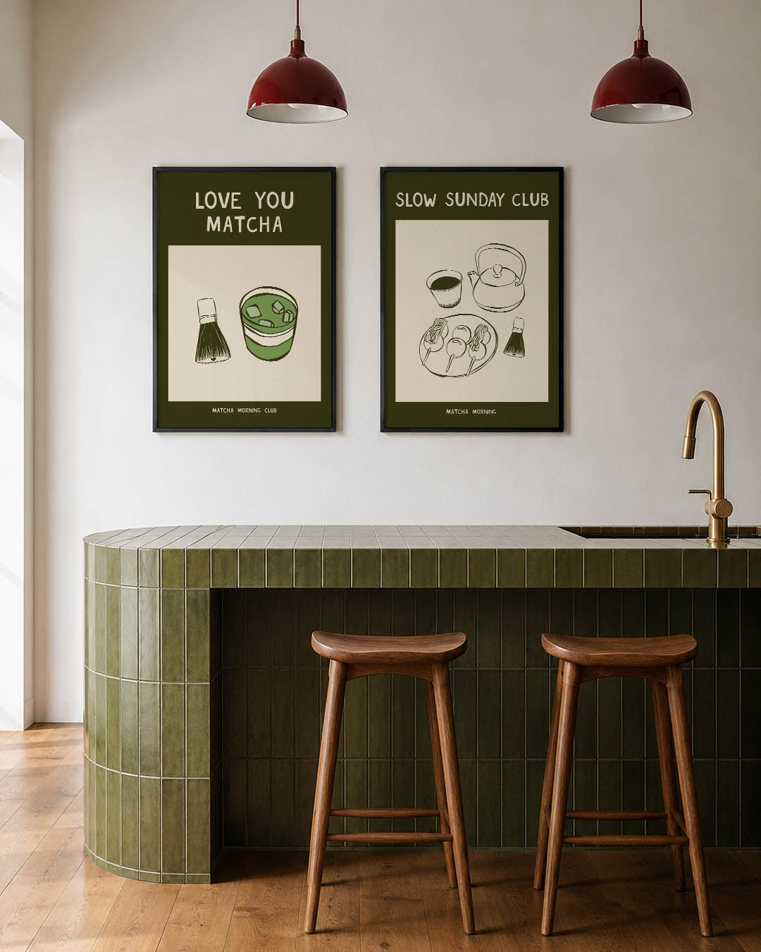 Matcha moment Posterset