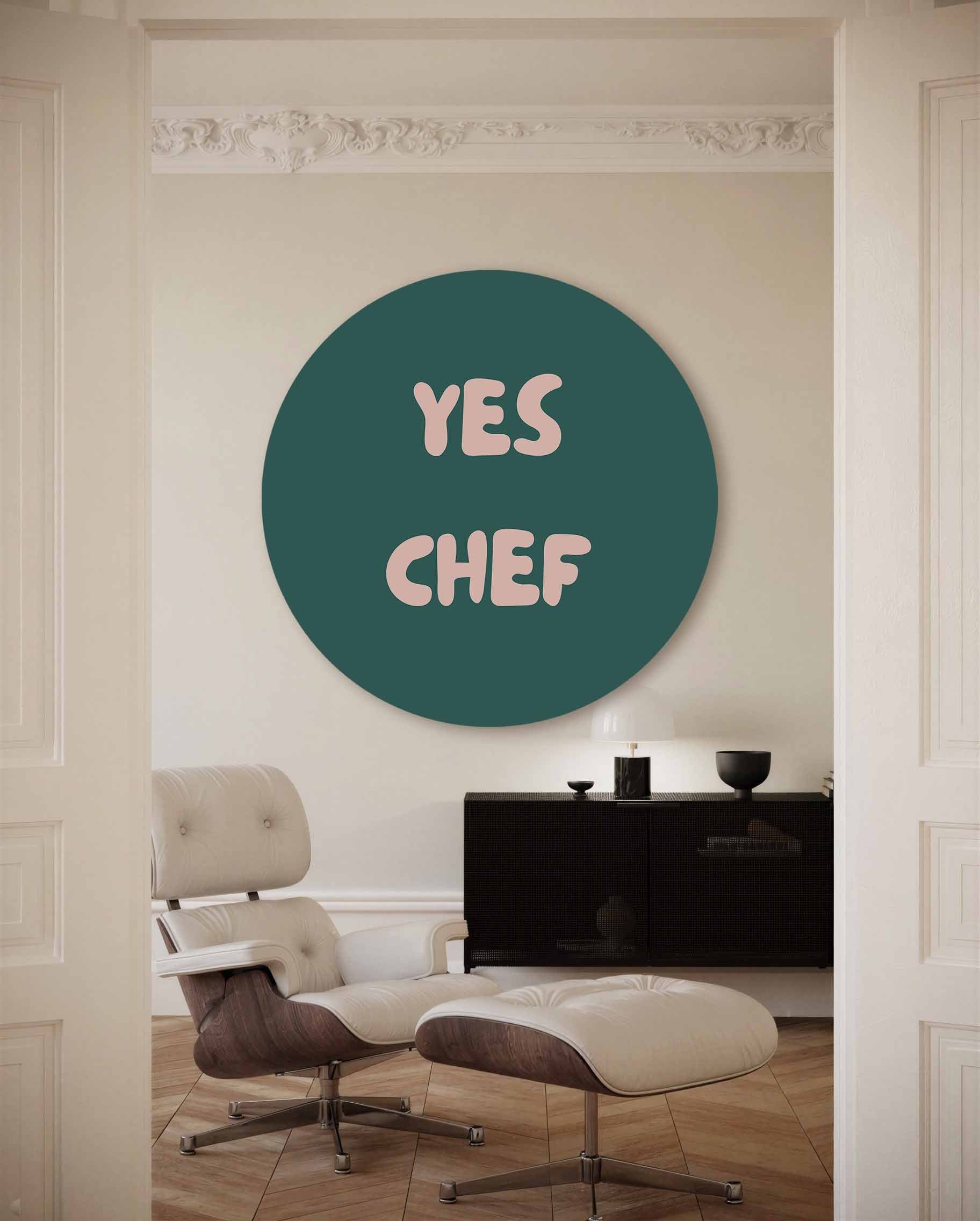 Yes chef Muurcirkel