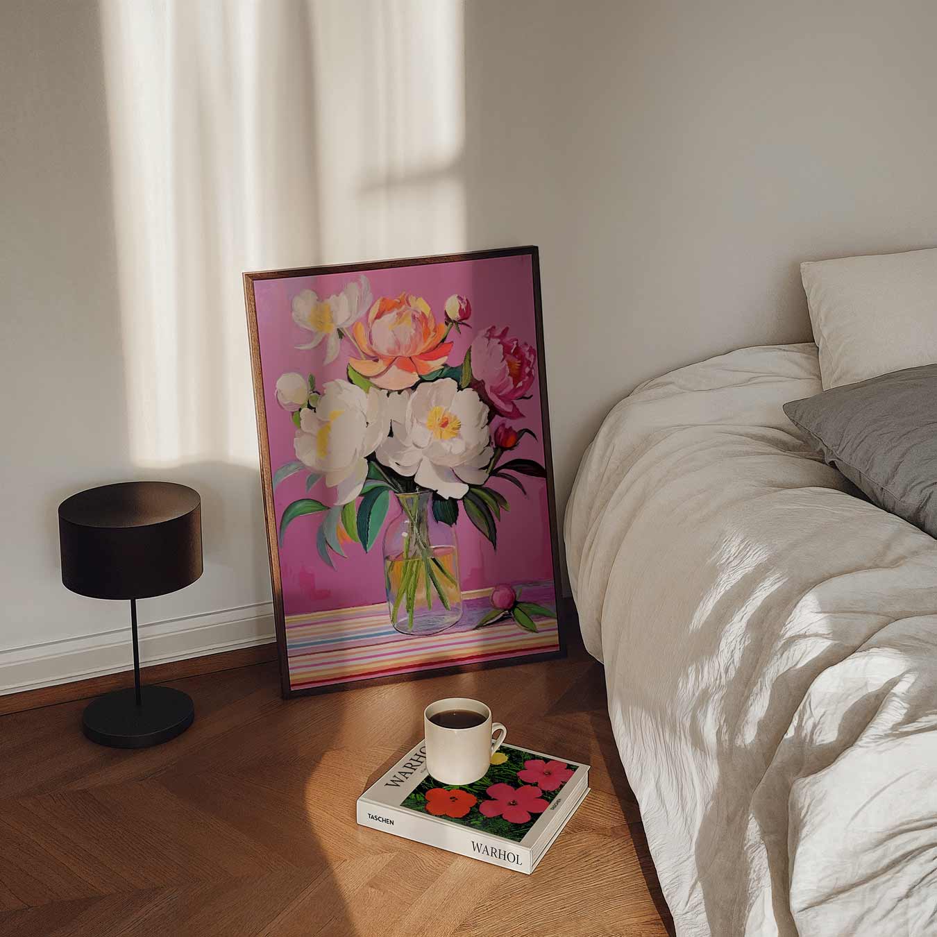 Elegante Bloemenpracht Poster
