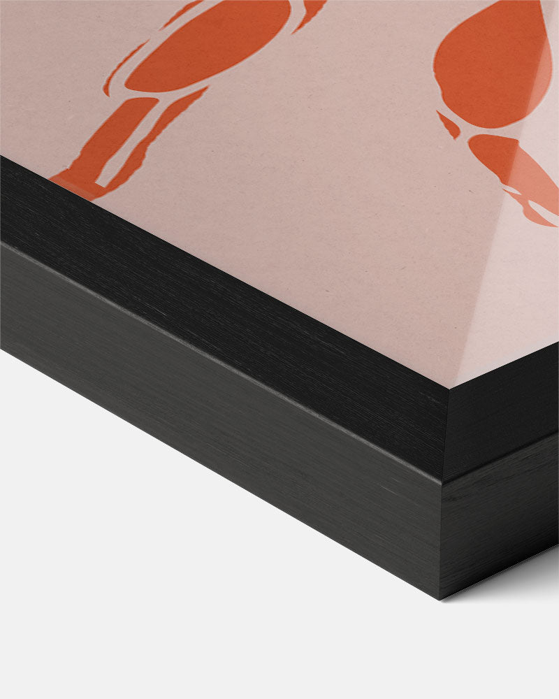 Abstracte Kreeft Illustratie Poster-WallArtistic