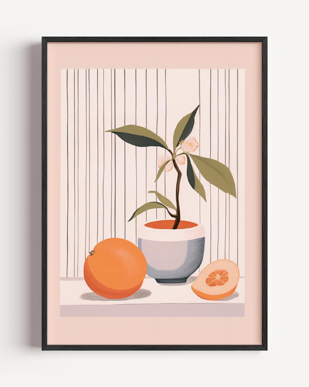 Zachte Botanische Kunst Poster-WallArtistic