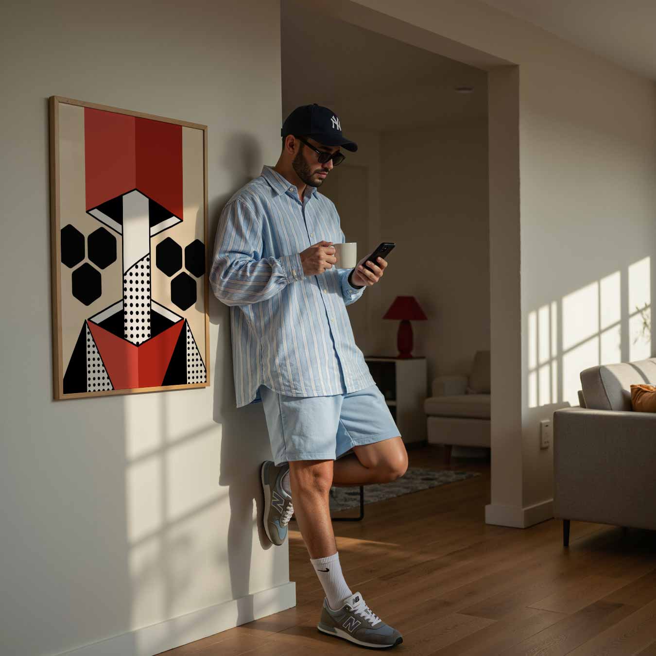 Abstracte Geometrische Kunstposter-WallArtistic