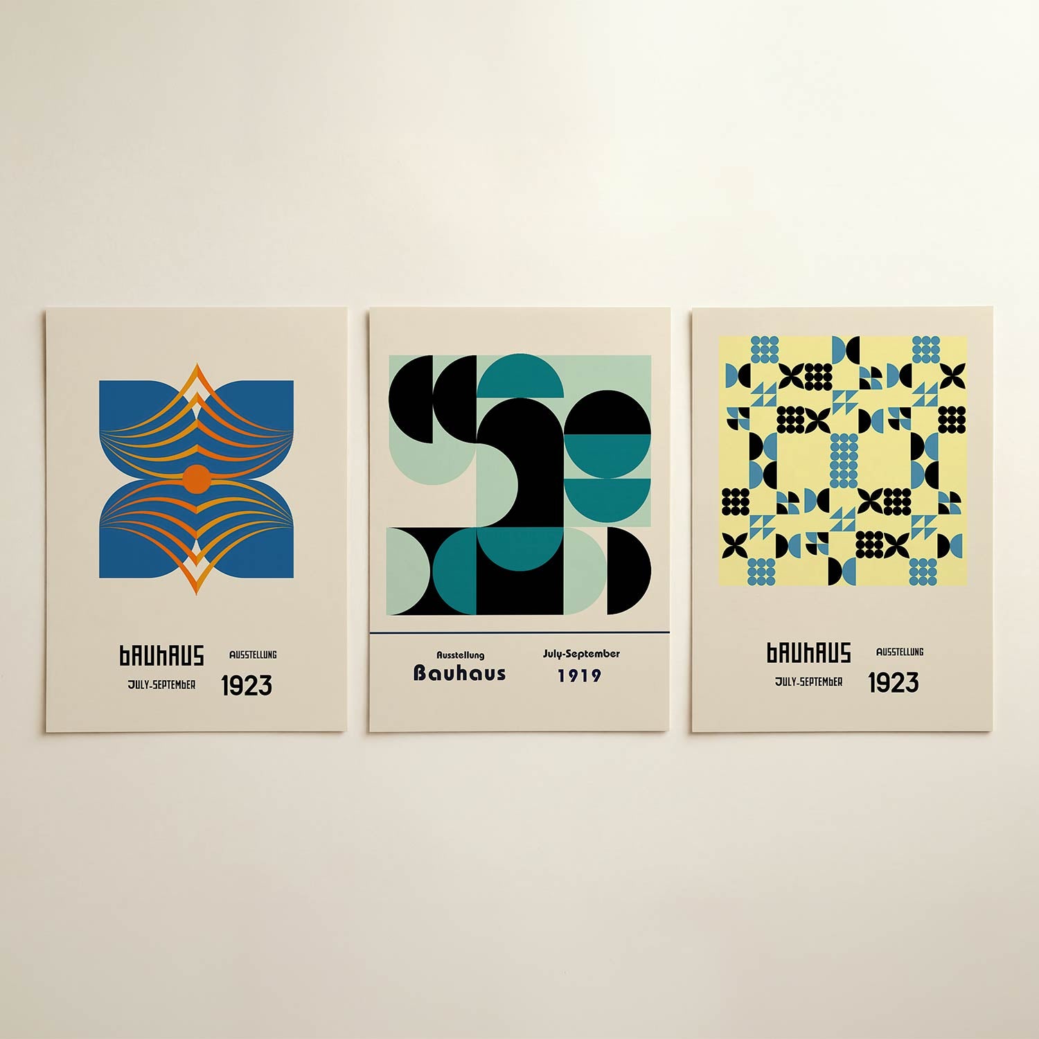 Kleur en lijnenspel Posterset