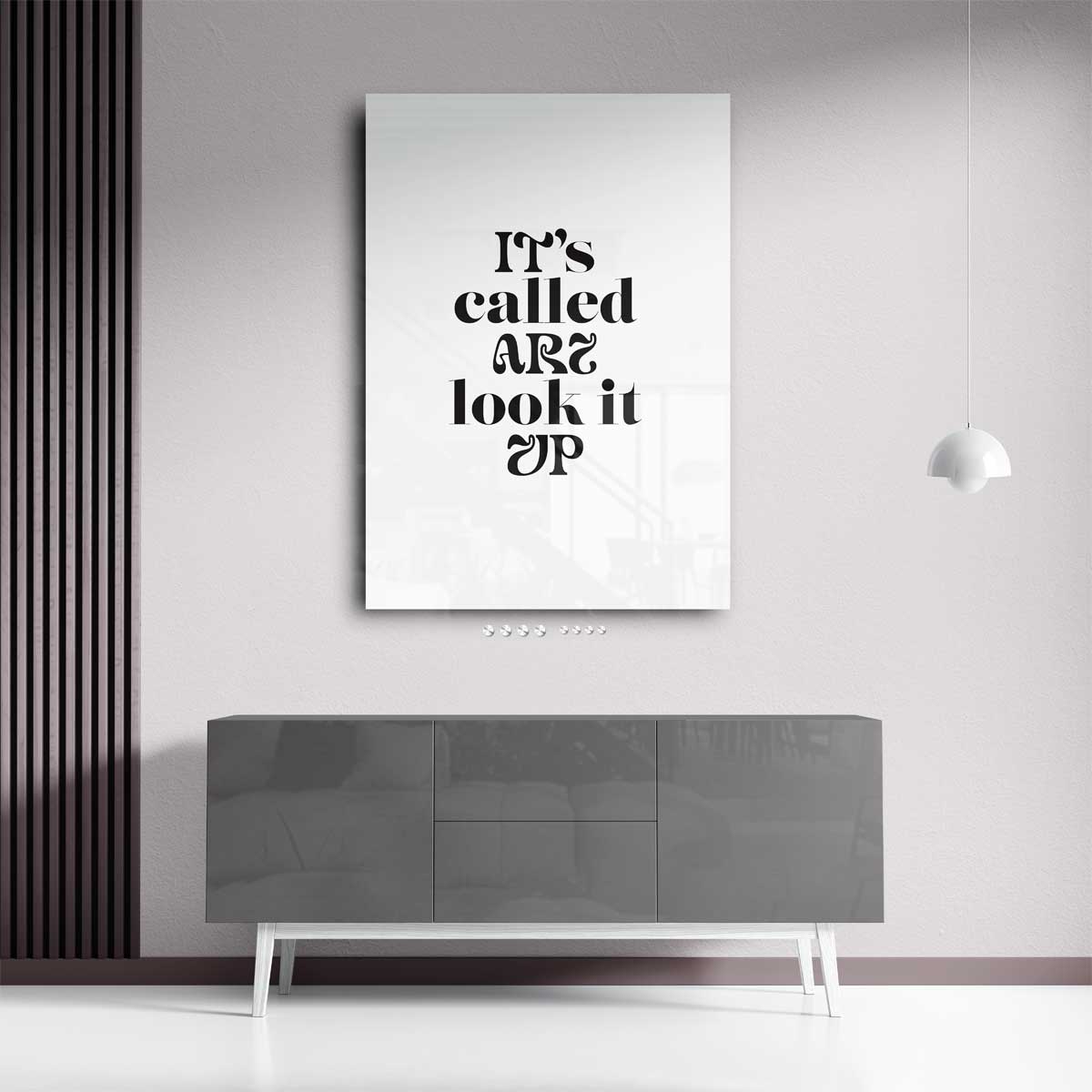 Kunstzinnige Typografie Poster