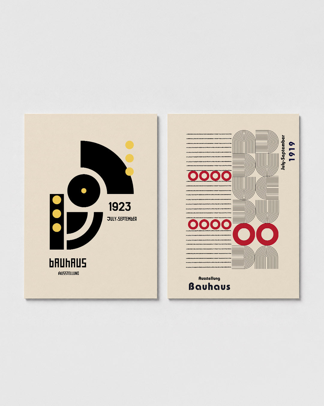 Vorm en kleurenspel Posterset