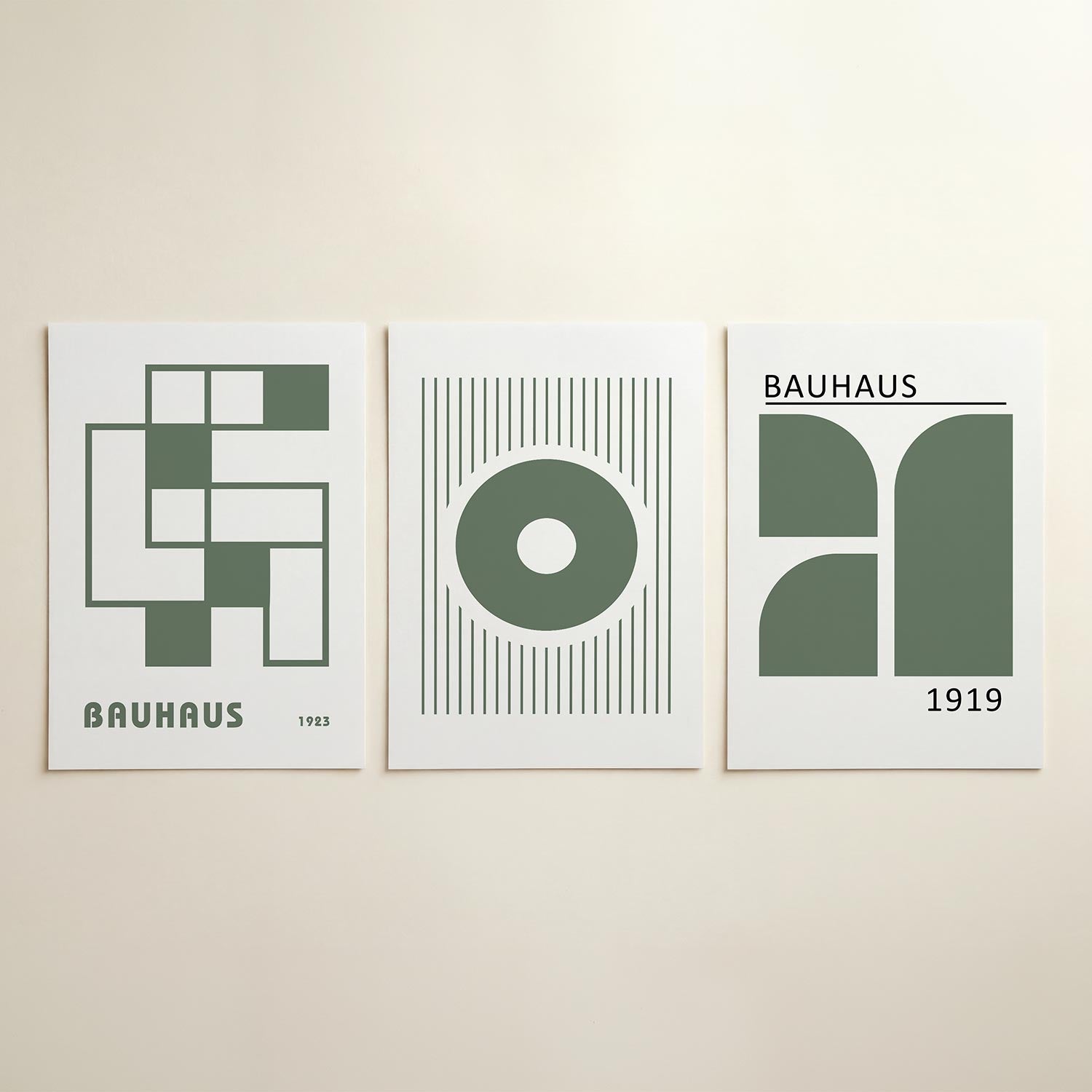 Vormen en vlakken Posterset