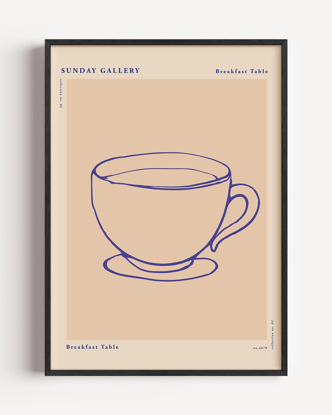 Stijlvolle Ontbijttafel Poster-WallArtistic