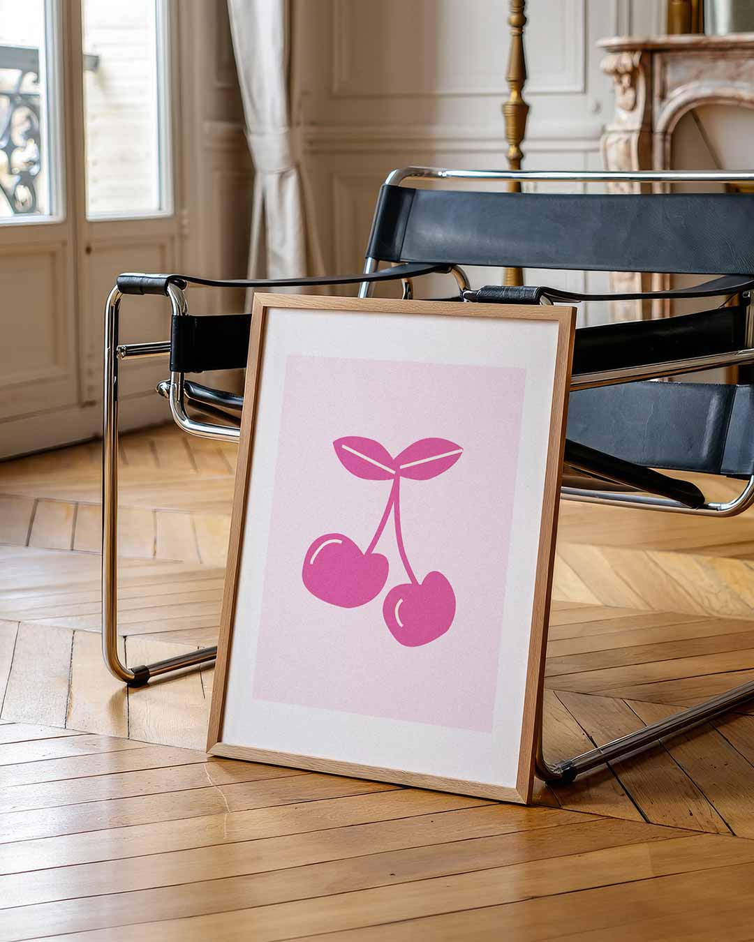 Schattige Kersen Illustratie Poster