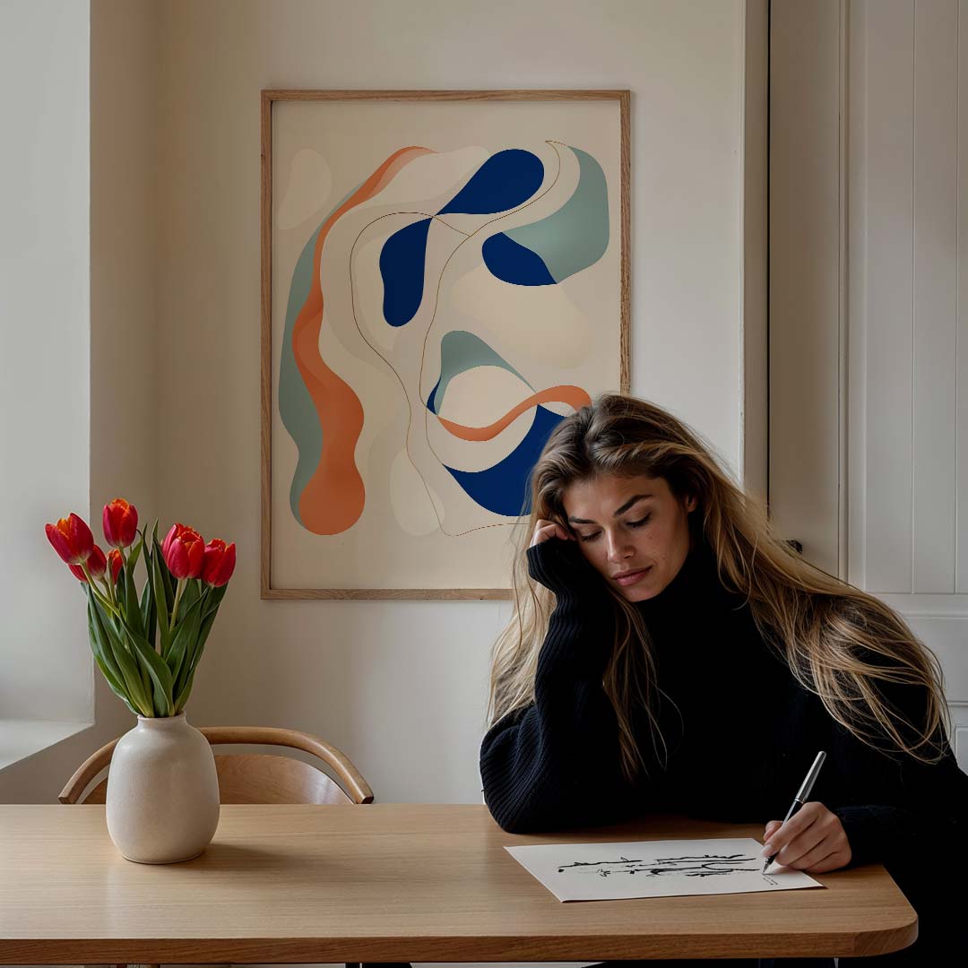 Moderne Golfkunst Poster-WallArtistic