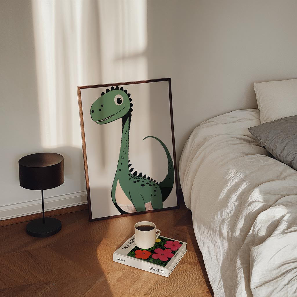 Vrolijke Dino Vriend Poster