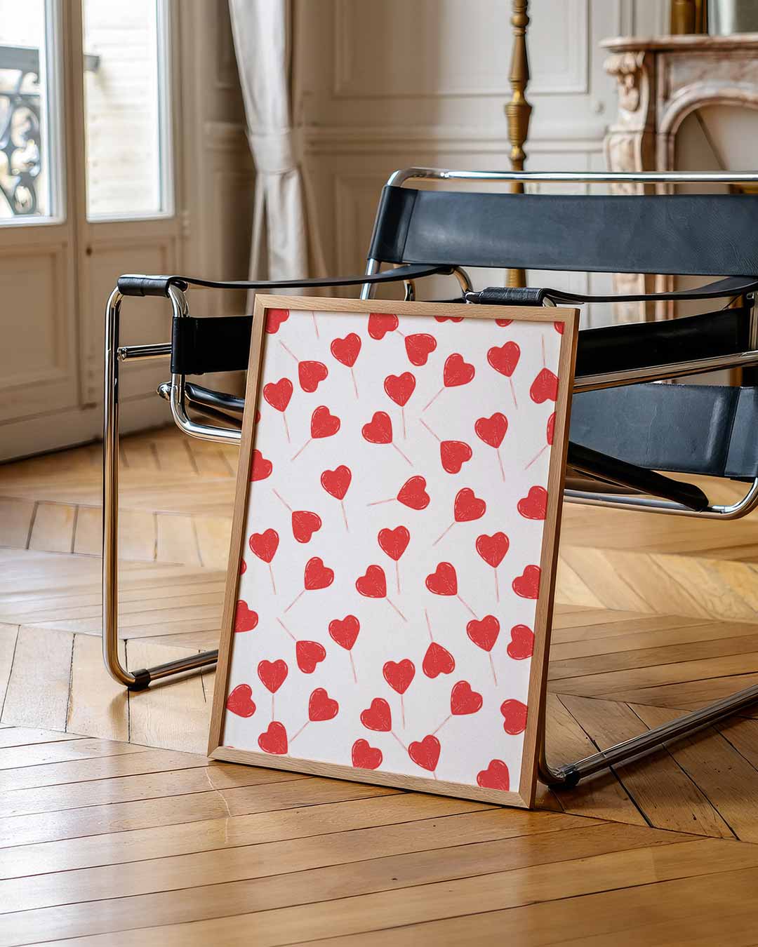 Zoete Hartjes Poster-WallArtistic