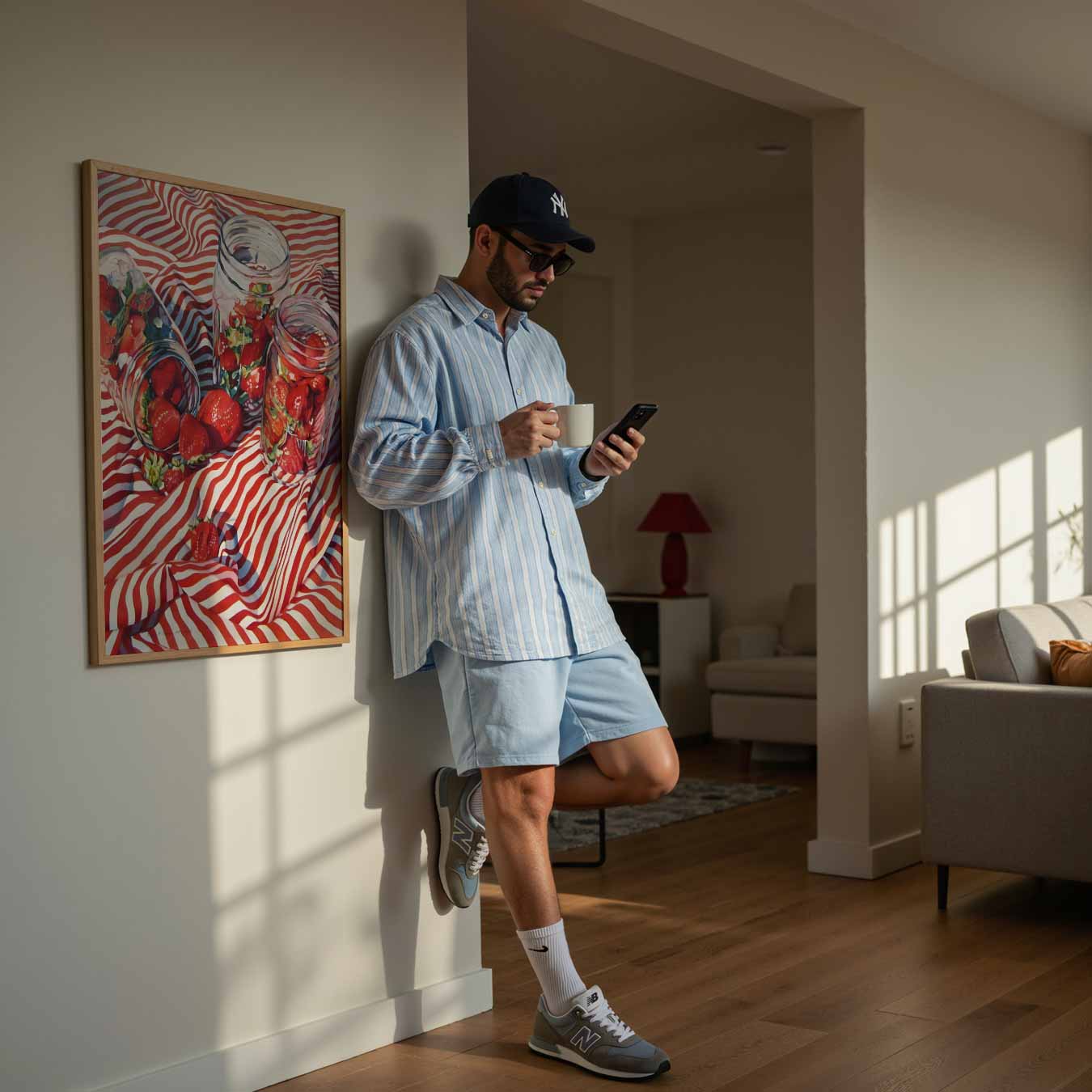 Zomerse Aardbeien Poster-WallArtistic