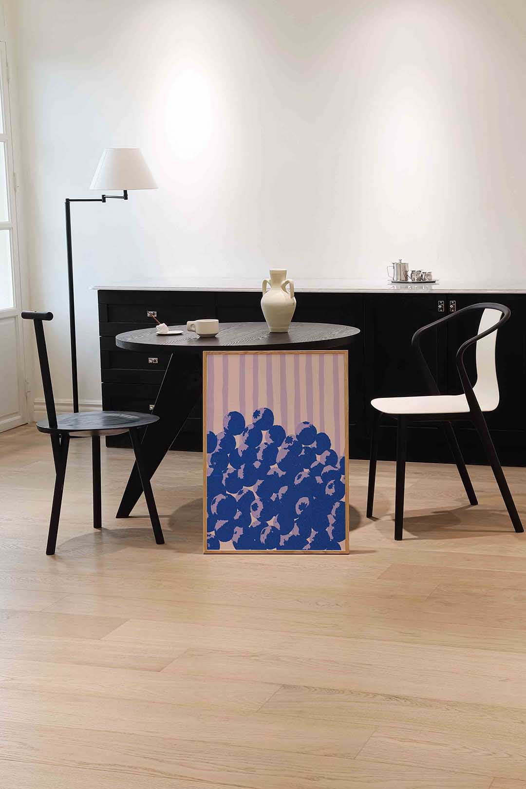 Blauwe bessen Poster