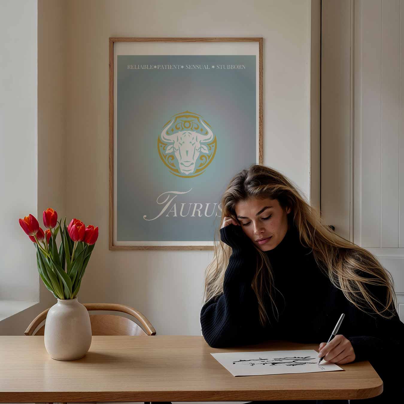 Taurus Zodiac Poster