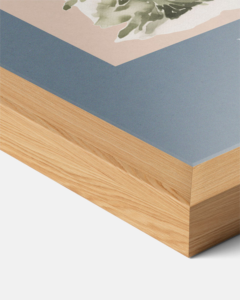 Warme Winterhuis Poster-WallArtistic